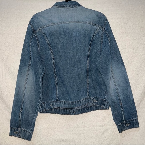 Vintage Women's Denim Jean Jacket C'est Toi Button Up Medium Wash Fade Size XL - Picture 2 of 7